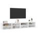 Meubles TV muraux 2 pcs blanc 100x30x30 cm bois d'ingénierie - Photo n°5