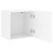 Meubles TV muraux 2 pcs blanc 40,5x30x40 cm bois d'ingénierie - Photo n°7