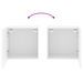 Meubles TV muraux 2 pcs blanc 40,5x30x40 cm bois d'ingénierie - Photo n°11