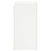 Meubles TV muraux 2 pcs blanc 40,5x30x60 cm bois d'ingénierie - Photo n°8