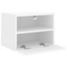 Meubles TV muraux 2 pcs blanc 40x30x30 cm bois d'ingénierie - Photo n°7