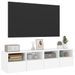 Meubles TV muraux 2 pcs blanc 60x30x30 cm bois d'ingénierie - Photo n°6