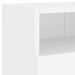 Meubles TV muraux 2 pcs blanc 80x30x30 cm bois d'ingénierie - Photo n°11