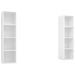 Meubles TV muraux 2 pcs Blanc 4 - Photo n°1