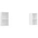 Meubles TV muraux 2 pcs Blanc 2 - Photo n°1