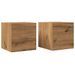 Meubles TV muraux 2 pcs chêne artisanal 30,5x30x30 cm - Photo n°2