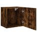 Meubles TV muraux 2 pcs chêne fumé 40,5x30x40cm bois ingénierie - Photo n°7