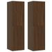 Meubles TV muraux 2 pcs Chêne marron 30,5x30x110 cm - Photo n°1