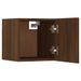 Meubles TV muraux 2 pcs Chêne marron 30,5x30x30 cm - Photo n°11