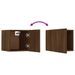 Meubles TV muraux 2 pcs Chêne marron 30,5x30x30 cm - Photo n°12