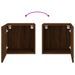 Meubles TV muraux 2 pcs chêne marron 40,5x30x40 cm - Photo n°11