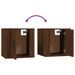 Meubles TV muraux 2 pcs Chêne marron 40x34,5x40 cm - Photo n°8