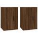 Meubles TV muraux 2 pcs Chêne marron 40x34,5x60 cm - Photo n°1