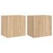 Meubles TV muraux 2 pcs chêne sonoma 40,5x30x40 cm - Photo n°1