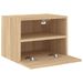 Meubles TV muraux 2 pcs chêne sonoma 40x30x30cm bois ingénierie - Photo n°8