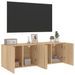 Meubles TV muraux 2 pcs chêne sonoma 60x30x41 cm - Photo n°5