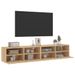 Meubles TV muraux 2 pcs chêne sonoma 80x30x30cm bois ingénierie - Photo n°6