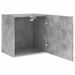 Meubles TV muraux 2 pcs gris béton 40,5x30x40cm bois ingénierie - Photo n°7