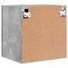 Meubles TV muraux 2 pcs gris béton 40,5x30x40cm bois ingénierie - Photo n°10