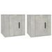 Meubles TV muraux 2 pcs Gris béton 40x34,5x40 cm - Photo n°1