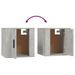 Meubles TV muraux 2 pcs Gris béton 40x34,5x40 cm - Photo n°9