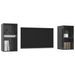 Meubles TV muraux 2 pcs Gris brillant - Photo n°3