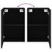 Meubles TV muraux 2 pcs noir 40,5x30x60 cm bois d'ingénierie - Photo n°10