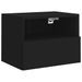 Meubles TV muraux 2 pcs noir 40x30x30 cm bois d'ingénierie - Photo n°6