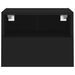 Meubles TV muraux 2 pcs noir 40x30x30 cm bois d'ingénierie - Photo n°8