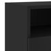 Meubles TV muraux 2 pcs noir 60x30x30 cm bois d'ingénierie - Photo n°11