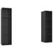Meubles TV muraux 2 pcs Noir brillant 4 - Photo n°1