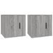 Meubles TV muraux 2 pcs Sonoma gris 40x34,5x40 cm - Photo n°1