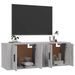 Meubles TV muraux 2 pcs sonoma gris 57x34,5x40 cm - Photo n°3