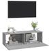 Meubles TV muraux 2pcs sonoma gris 100x30x30 cm bois ingénierie - Photo n°4