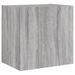 Meubles TV muraux 2pcs sonoma gris 40,5x30x40cm bois ingénierie - Photo n°6