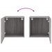 Meubles TV muraux 2pcs sonoma gris 40,5x30x40cm bois ingénierie - Photo n°11