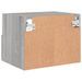 Meubles TV muraux 2pcs sonoma gris 40x30x30cm bois d'ingénierie - Photo n°10