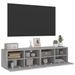 Meubles TV muraux 2pcs sonoma gris 60x30x30cm bois d'ingénierie - Photo n°5