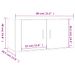 Meubles TV muraux 3 pcs chêne fumé 80x34,5x40 cm - Photo n°9