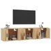 Meubles TV muraux 3 pcs chêne sonoma 57x34,5x40 cm - Photo n°3