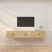 Meubles TV muraux 3 pcs chêne sonoma 80x34,5x40 cm - Photo n°1