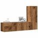 Meubles TV muraux 3 pcs vieux bois bois d'ingénierie - Photo n°1