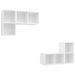 Meubles TV muraux 4 pcs Blanc 2 - Photo n°1