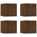 Meubles TV muraux 4 pcs Chêne marron 30,5x30x30 cm - Photo n°2