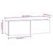 Meubles TV muraux 4 pcs chêne sonoma 100x30x30 cm - Photo n°8