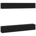 Meubles TV muraux 4 pcs Noir 100x30x30 cm - Photo n°1