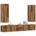 Meubles TV muraux 5 pcs vieux bois bois d'ingénierie - Photo n°1