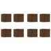 Meubles TV muraux 8 pcs Chêne marron 30,5x30x30 cm - Photo n°2