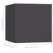 Meubles TV muraux 8 pcs Gris 30,5x30x30 cm - Photo n°5