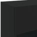 Meubles TV muraux avec lumières LED 2 pcs noir 40x30x60,5 cm - Photo n°11